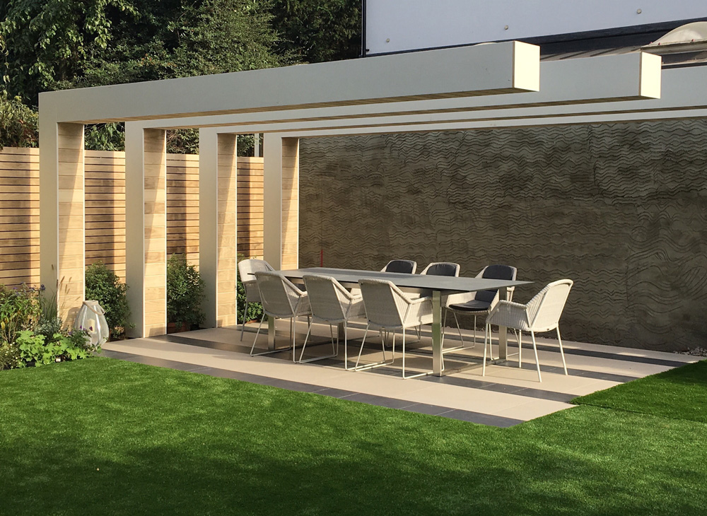 Square-Garden-Design-clean-lines-London