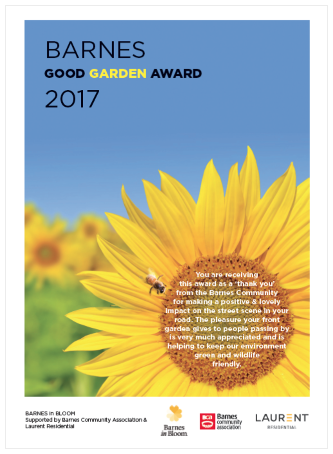 Good Garden Award 2017
